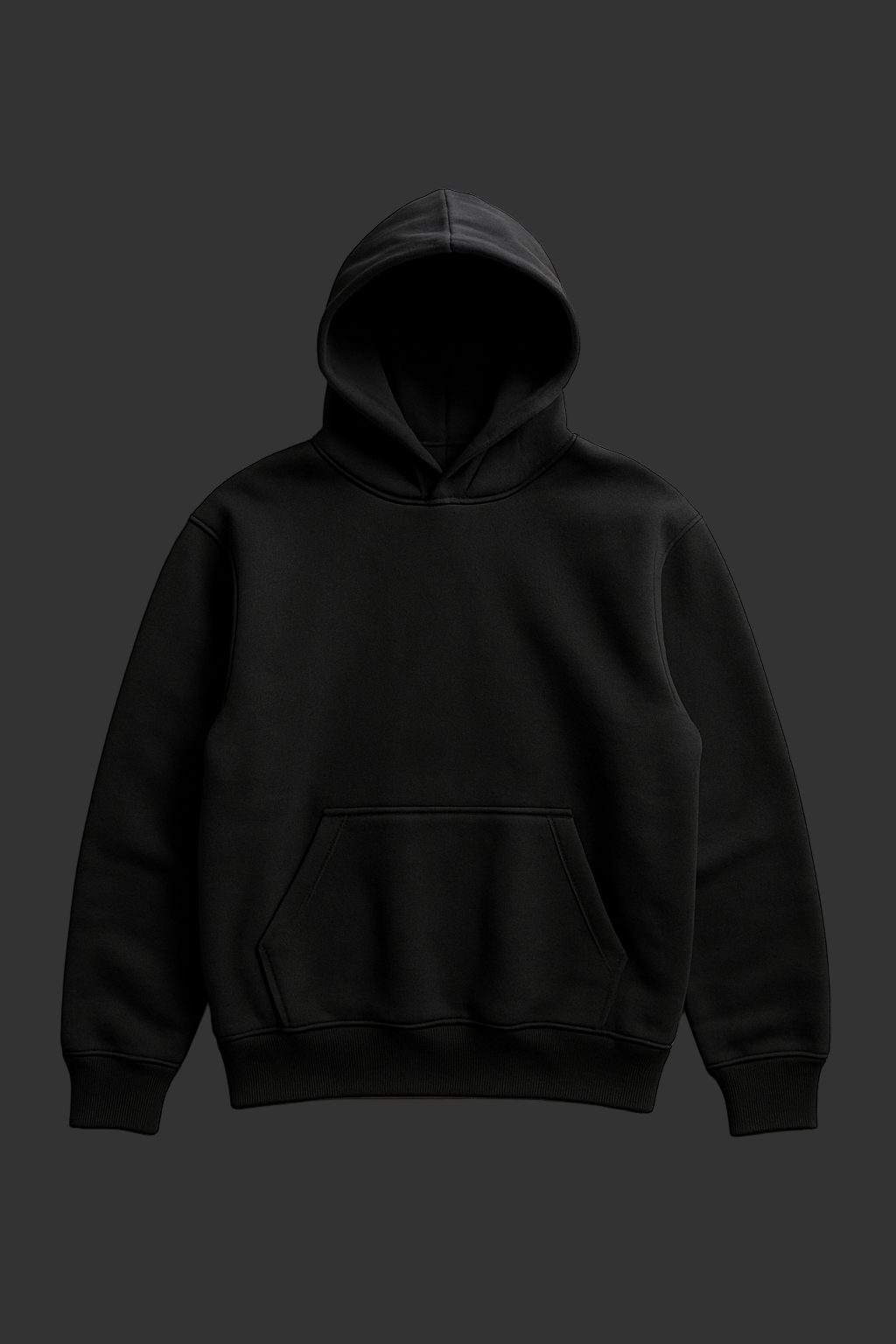 ESSENTIAL BLACK HOODIE
