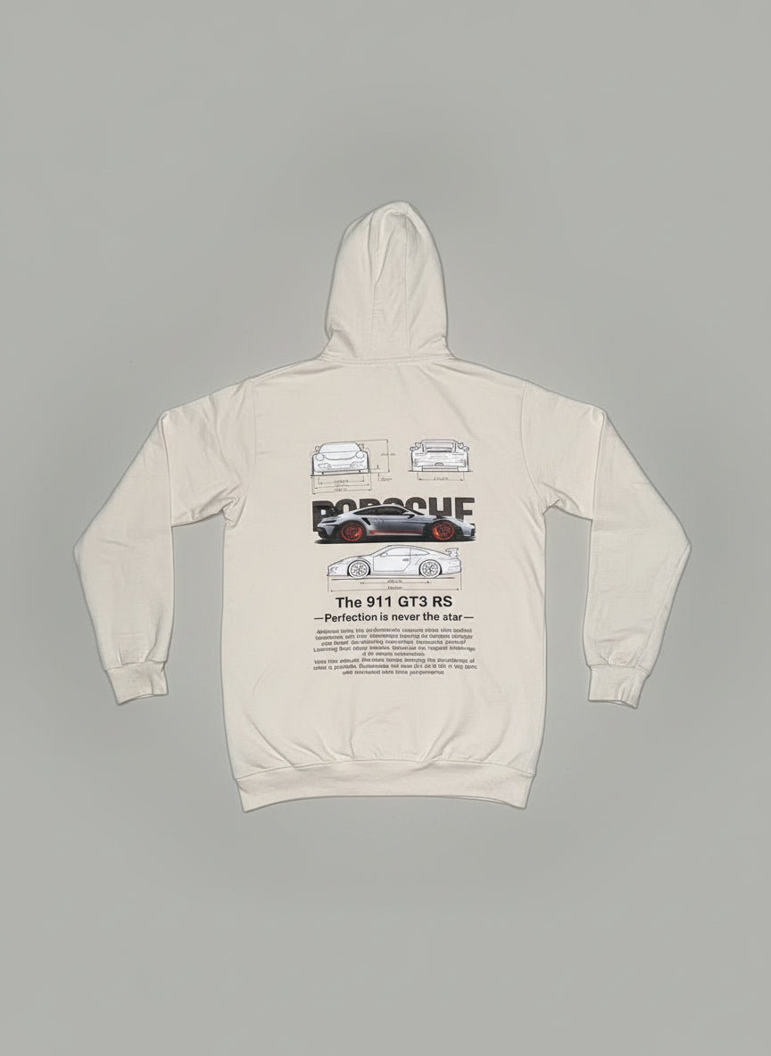 Tomate Merch Porsche Graphic 400 GSM Premium Oversized Hoodie