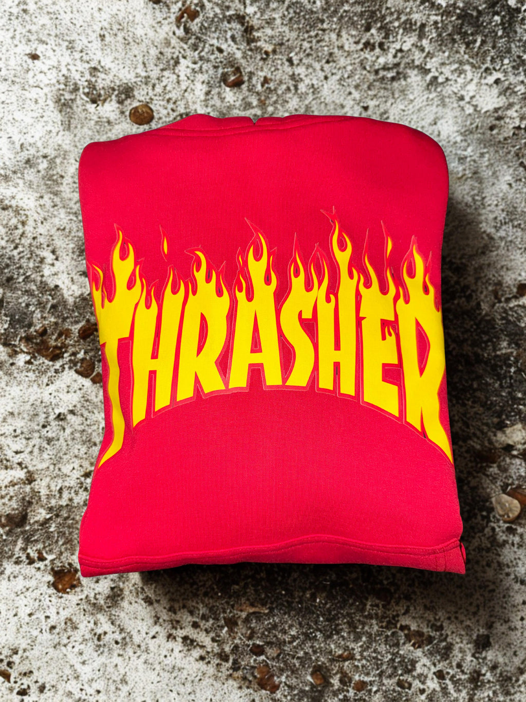 Red Flame Thrasher Hoodie